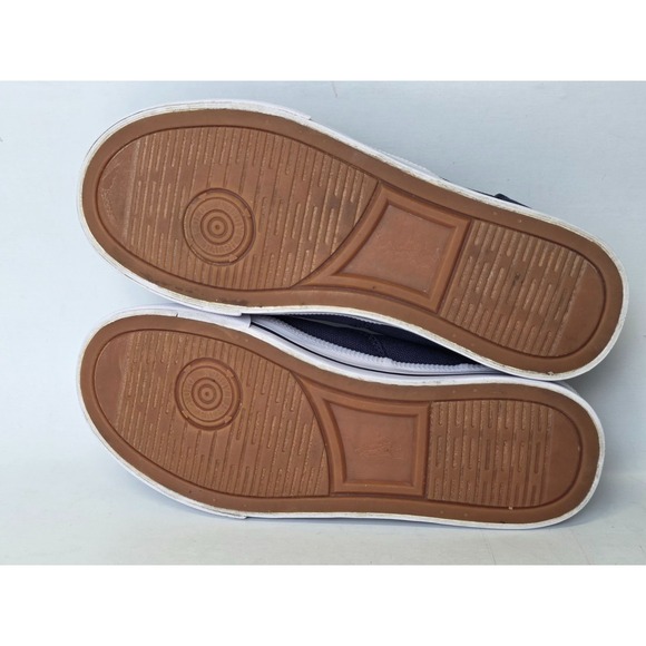 POLO Ralph Lauren Vaughn Men's Shoes Size 5 EU 37 Navy Blue Canvas Boat Sneakers - Picture 12 of 12